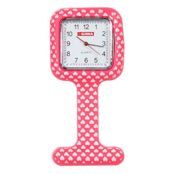 Relógio de enfermagem em silicone fantasia - Ref.ª 20461
