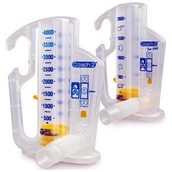 Inspirómetro de incentivo volumétrico Dhd Coach2 4000 - Ref.ª PUL 22-4000