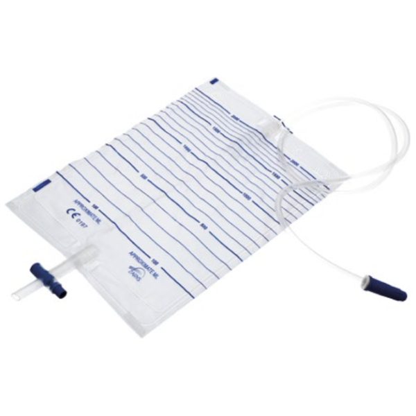 Saco para urina esterilizado c/ torneira 2000 ml - Ref.ª WMD2000-90